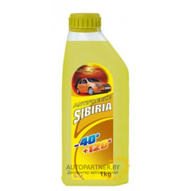 Антифриз Готовый SIBIRIA G11 Желтый (0.9л/1кг) /   800263