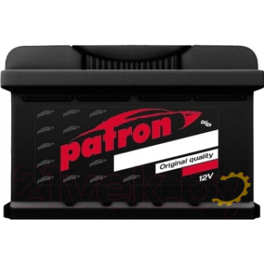 Батарея аккумуляторная PATRON PLUS 12V 74AH 680A ETN 0(R+) B13 278x175x190mm 17.0kg