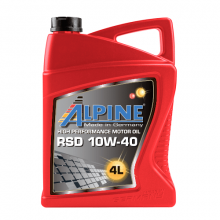 Моторное масло ALPINE RSD 10W40 / 0100128 (4л)