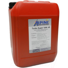 Моторное масло ALPINE TURBO SUPER 10W40 / 0100343 (20л)