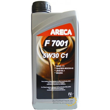 Моторное масло ARECA F7001 5W30 C1 / 11111 (1л)