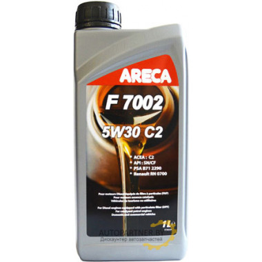 Моторное масло ARECA F7002 5W30 C2 / 11121 (1л)