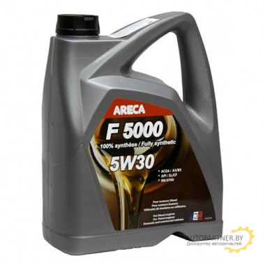 Моторное масло ARECA F5000 5W30 / 11156 (4л)