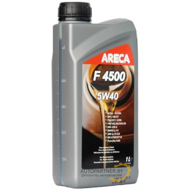 Моторное масло ARECA F4500 5W40 / 11451 (1л)
