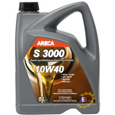 Моторное масло ARECA S3000 10W40 / 12102 (5л)
