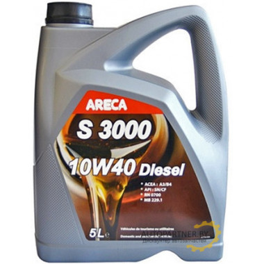 Моторное масло ARECA S3000 DIESEL 10W40 / 12202 (5л)