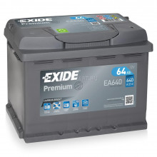 Аккумулятор EXIDE Premium 12в 64а/ч / EA640