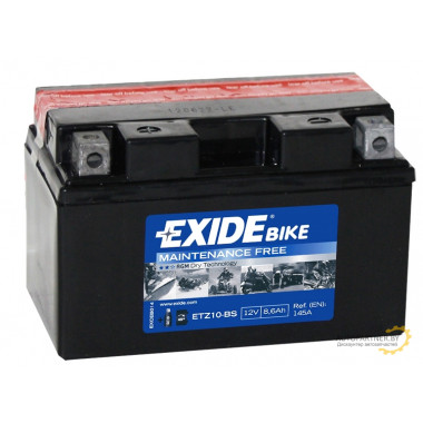 Аккумулятор EXIDE 12в 8.6а/ч / ETZ10BS