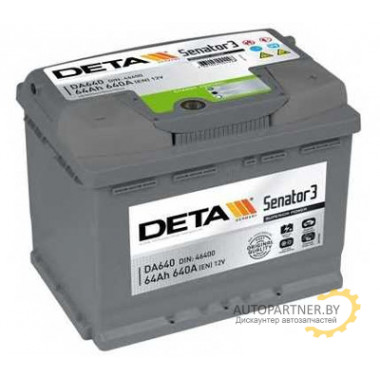 Аккумулятор DETA SENATOR3 64 а/ч / DA640