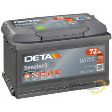 Аккумулятор DETA SENATOR3 75 а/ч / DA722