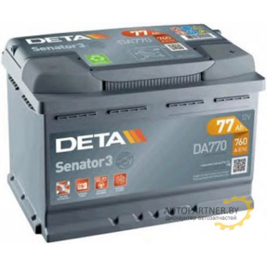 Аккумулятор DETA SENATOR3 DA770 77 а/ч / DA770