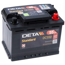 Аккумулятор DETA STANDARD 55 А/ч / DC550