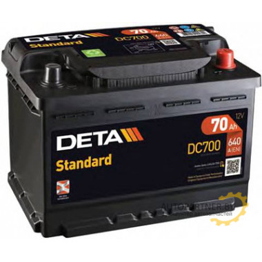 Аккумулятор DETA STANDARD 70 А/ч / DC700