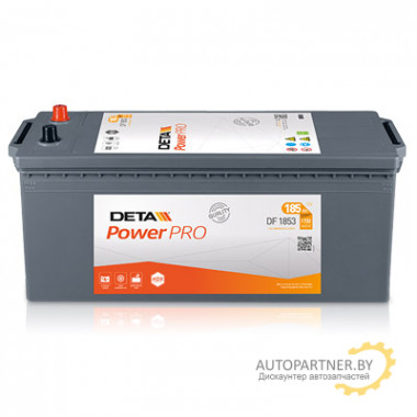 Аккумулятор DETA PROFESSIONAL POWER 185 А/ч / DF1853