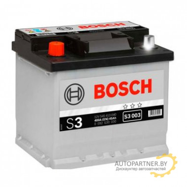 Аккумулятор BOSCH S3 003 45 а/ч / 0092S30030