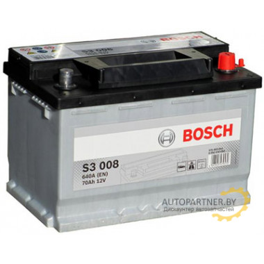Аккумулятор BOSCH S3 008 70 а/ч / 0092S30080