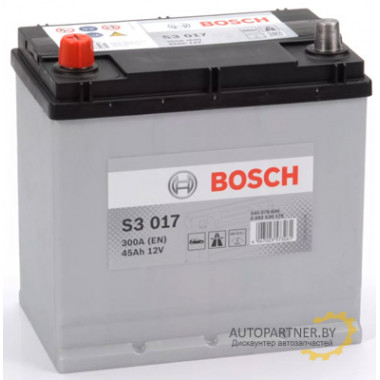 Аккумулятор BOSCH S3 017 45 а/ч / 0092S30170