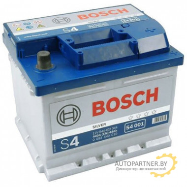 Аккумулятор BOSCH S4 Silver 001 44 а/ч / 0092S40010