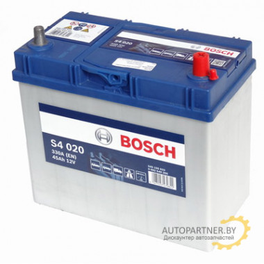Аккумулятор BOSCH S4 Silver 020 45 а/ч / 0092S40200