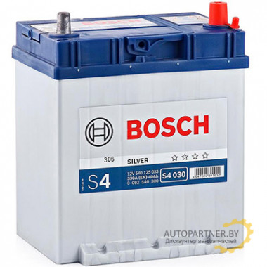 Аккумулятор BOSCH S4 Silver 030 40 А/ч / 0092S40300