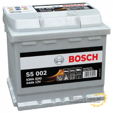 Аккумулятор BOSCH S5 Silver Plus 002 54 а/ч / 0092S50020