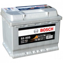 Аккумулятор BOSCH S5 Silver Plus 005 63 а/ч / 0092S50050