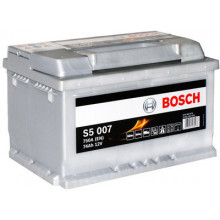 Аккумулятор BOSCH S5 Silver Plus 007 74 а/ч / 0092S50070