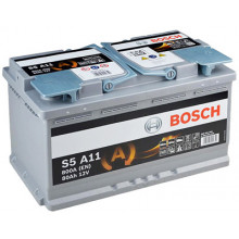 Аккумулятор BOSCH S4 AGM A11 80 А/ч / 0092S5A110