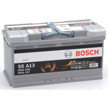 Аккумулятор BOSCH S5 AGM A13 95 А/ч / 0092S5A130