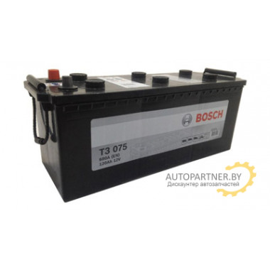 Аккумулятор BOSCH T3 075 120 а/ч / 0092T30750