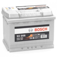 Аккумулятор BOSCH S5 Silver Plus 006 63 а/ч / 0092S50060