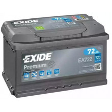 Аккумулятор EXIDE Premium 72 А/ч / EA722