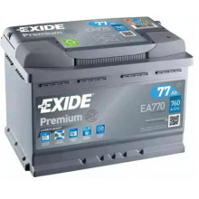 Аккумулятор EXIDE Premium 77 а/ч / EA770