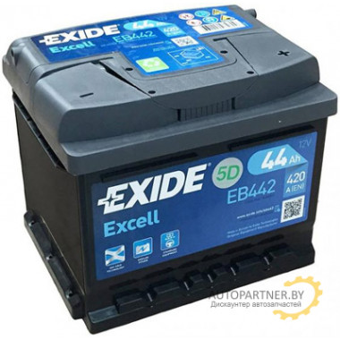 Аккумулятор EXIDE Excell 44 а/ч / EB442