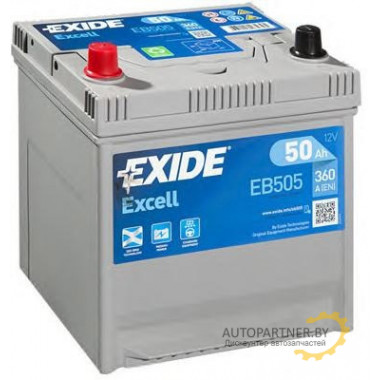 Аккумулятор EXIDE Excell 50 а/ч / EB505