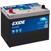 Аккумулятор EXIDE Excell 70 а/ч / EB705