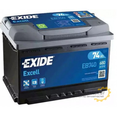 Аккумулятор EXIDE Excell 74 а/ч / EB740