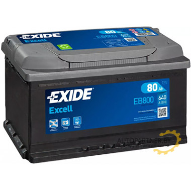 Аккумулятор EXIDE Excell 80 а/ч / EB800