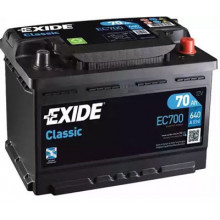Аккумулятор EXIDE Classic 70 а/ч / EC700
