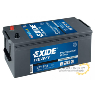 Аккумулятор EXIDE Heavy Professional Power 85 а/ч / EF1853