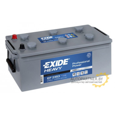 Аккумулятор EXIDE Heavy Professional Power 235 а/ч / EF2353
