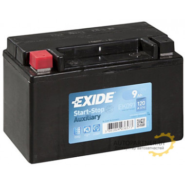 Аккумулятор EXIDE Start-Stop Auxiliary 9 А/ч / EK091