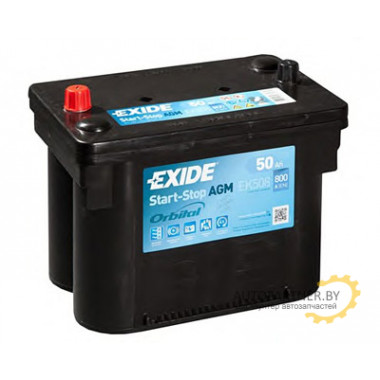 Аккумулятор EXIDE Start-Stop AGM 50 А/ч / EK508