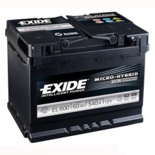 Аккумулятор EXIDE Micro-Hybrid ECM 60 а/ч / EL600