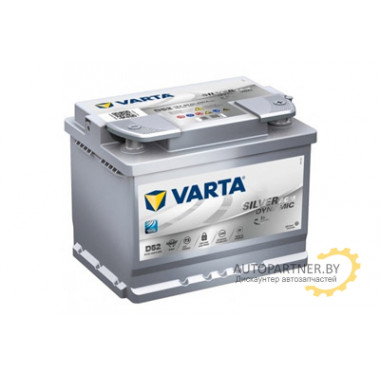 Аккумулятор VARTA Silver Dynamic AGM D52 60 а/ч / 560901068