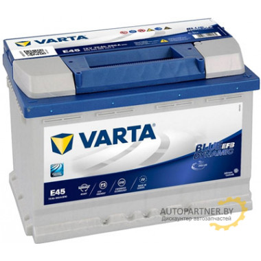 Аккумулятор VARTA Blue Dynamic EFB E45 70 а/ч / 570500065