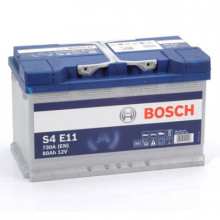 Аккумулятор BOSCH S4 Silver E11 80 А/ч / 0092S4E111