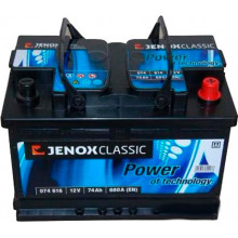 Аккумулятор JENOX Classic 12V (R+) 80 А/ч / 080660