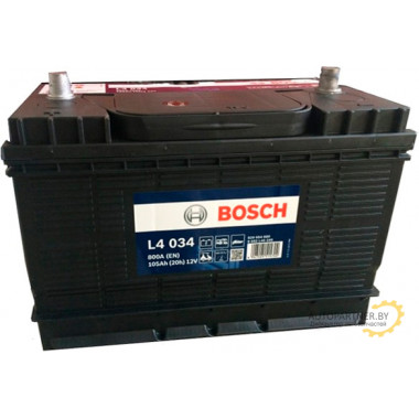 Аккумулятор BOSCH L4 (R+) 12V 105 А/ч / 0092L40340
