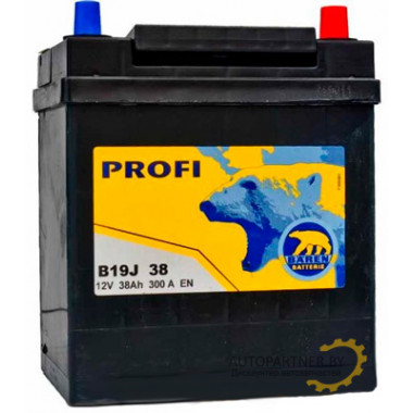 Аккумулятор BAREN Profi 300A 38 а/ч / 7905666